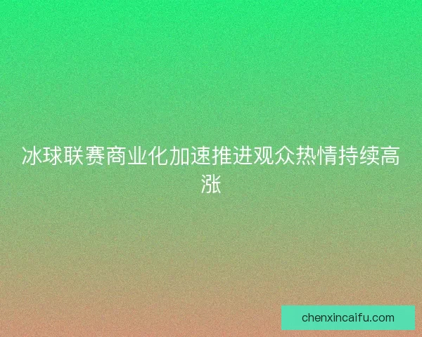 冰球联赛商业化加速推进观众热情持续高涨